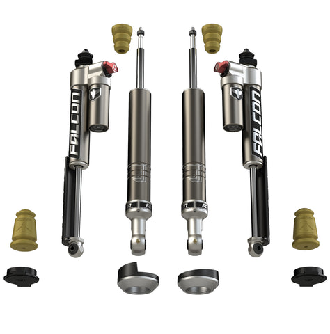 2005+ Toyota Tacoma Falcon Sport Tow/Haul Leveling Shock Absorber System - Moab Outfitters