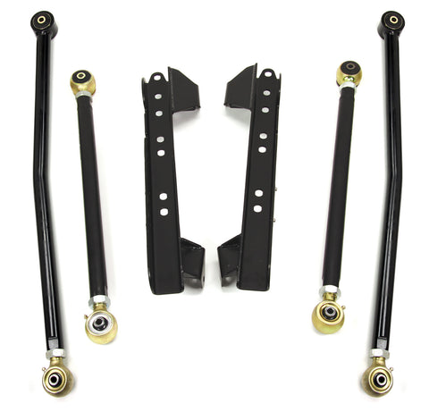 LJ: LCG Long Control Arm & Bracket Kit - Lower Adjustable (3-5" Lift) - Moab Outfitters