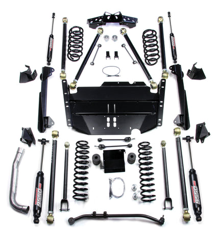 LJ Unlimited 4" Pro LCG Long Flexarm Suspension System w/ 9550 Shocks - Moab Outfitters