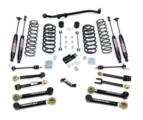 TJ 4" Suspension System w/ 8 Flexarms & 9550 Shocks - Moab Outfitters