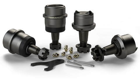 JK: Dana 30/44 HD Ball Joint Kit w/out Knurl – Upper & Lower – Set of 4 - Moab Outfitters