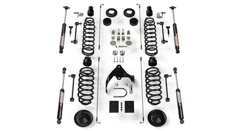 JKU 4-Door: 4" Coil Spring Base Lift Kit & 9550 VSS Twin-Tube - Moab Outfitters