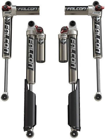 JL 2-Door: Falcon Series 3.3 Fast Adjust Piggyback Shocks (2-4.5" Lift) - All 4 - Moab Outfitters