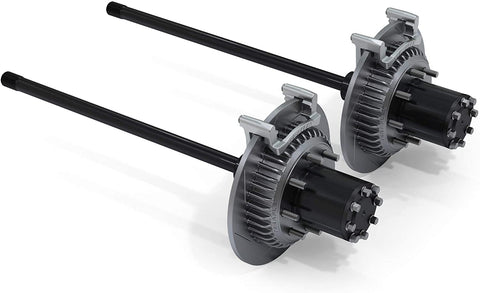 JK Rear 8-Lug Full-Float Conversion Kit w/ Performance Rotors - Non-Rubicon 30-Spline - Moab Outfitters